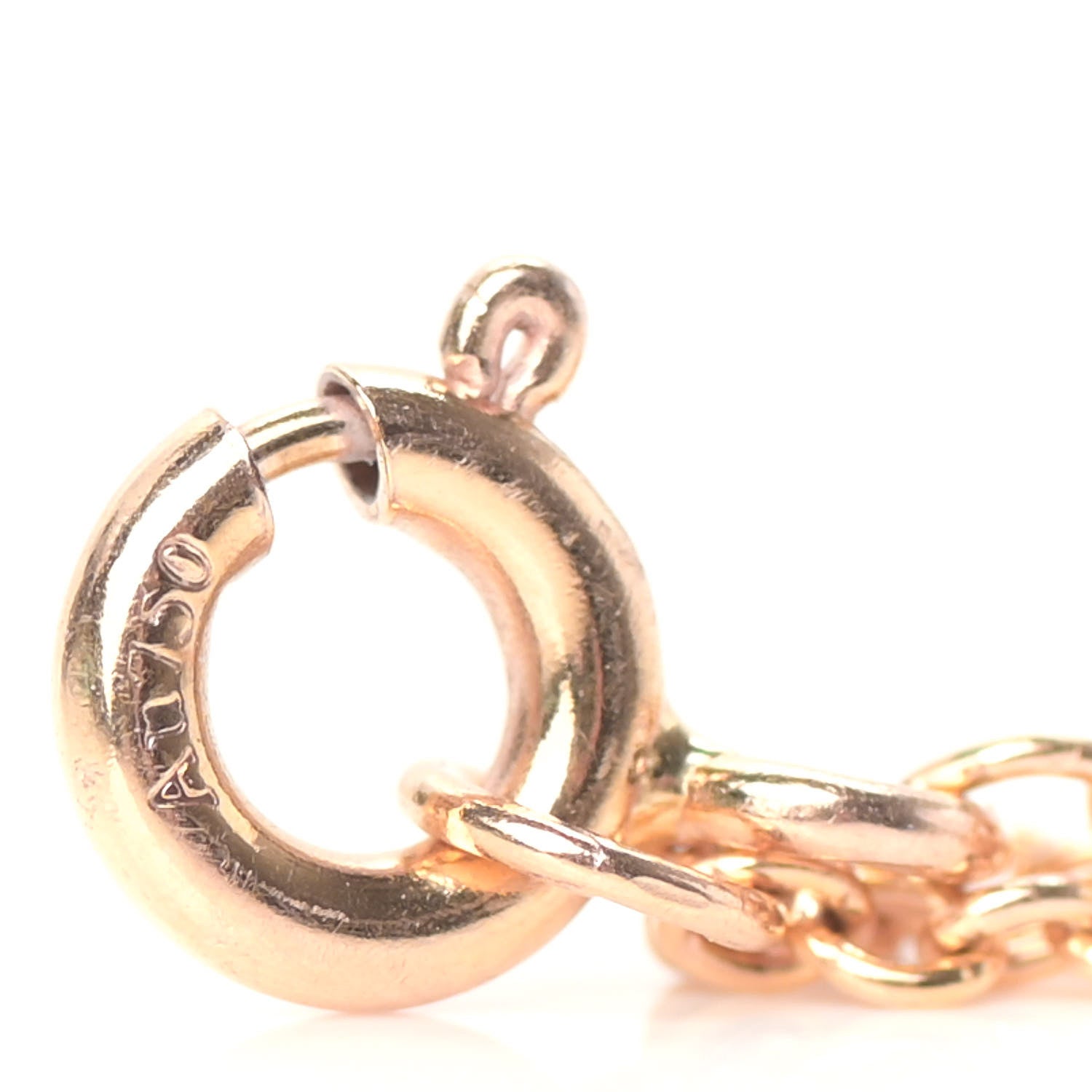 Tiffany 18K Rose Gold Diamond Mini T Smile Bracelet 5 of 6
