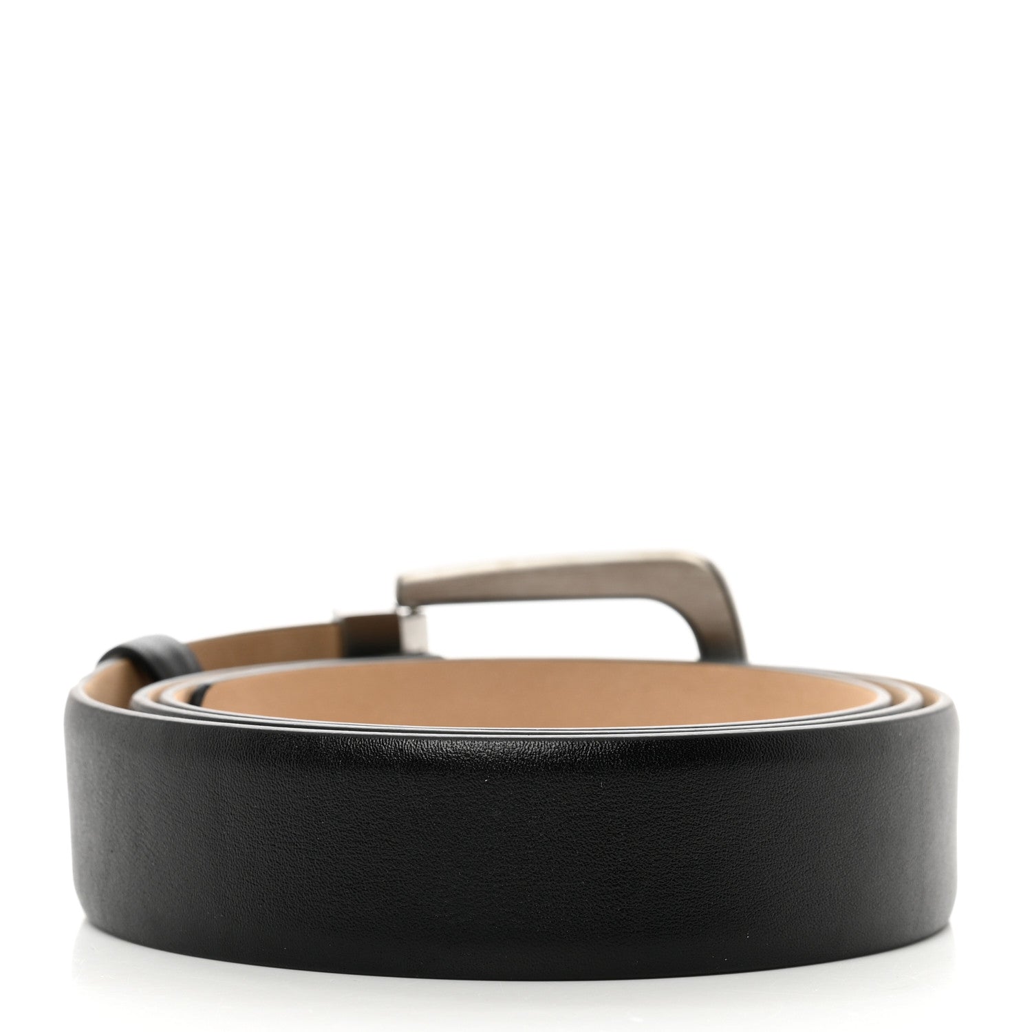 Chanel Calfskin Belt 95 38 Black 2 of 7