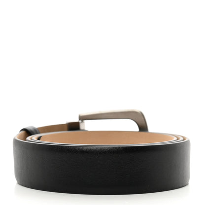 Chanel Calfskin Belt 95 38 Black 2 of 7