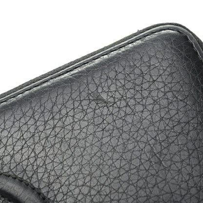 Gucci Pebbled Calfskin Soho Zip Around Wallet Black 10 of 12