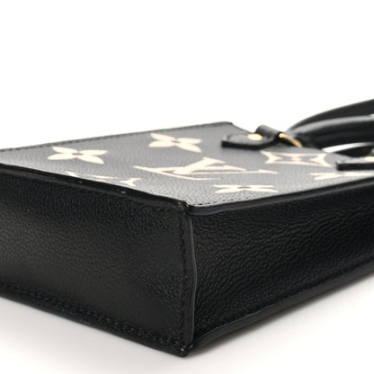 Louis Vuitton Empreinte Monogram Giant Petit Sac Plat Black Beige 9 of 10