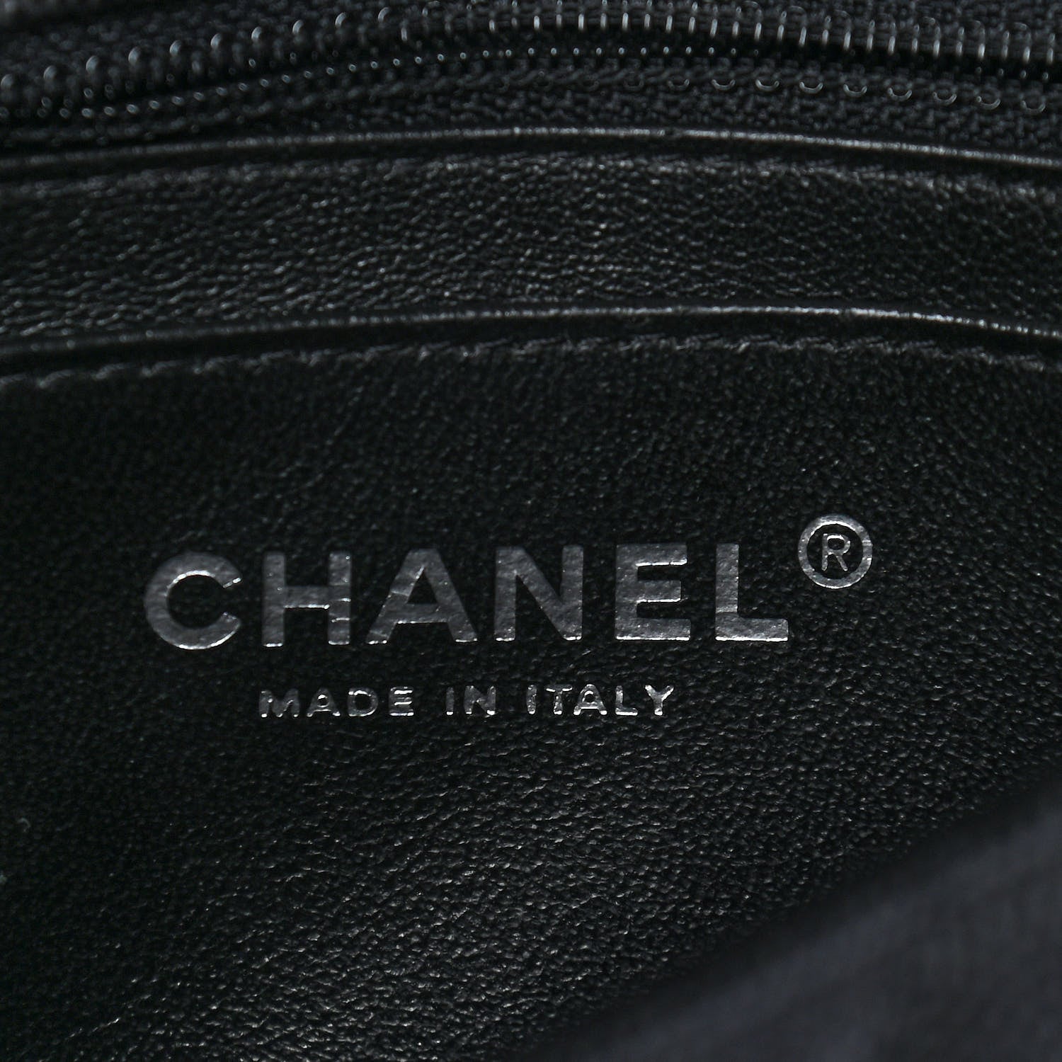 Chanel Caviar Chevron Quilted Mini Rectangular Flap Black 6 of 11