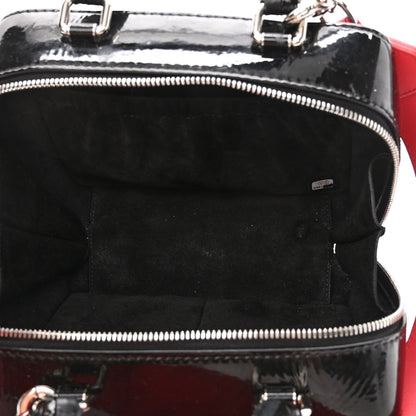 Chanel Patent Quilted Travel Kit Vanity Case Black 5 of 11