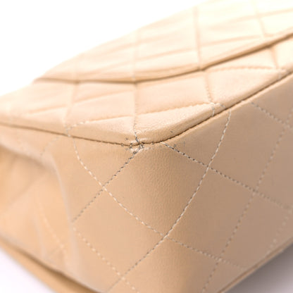 Chanel Lambskin Quilted Small Double Flap Beige 10 of 23