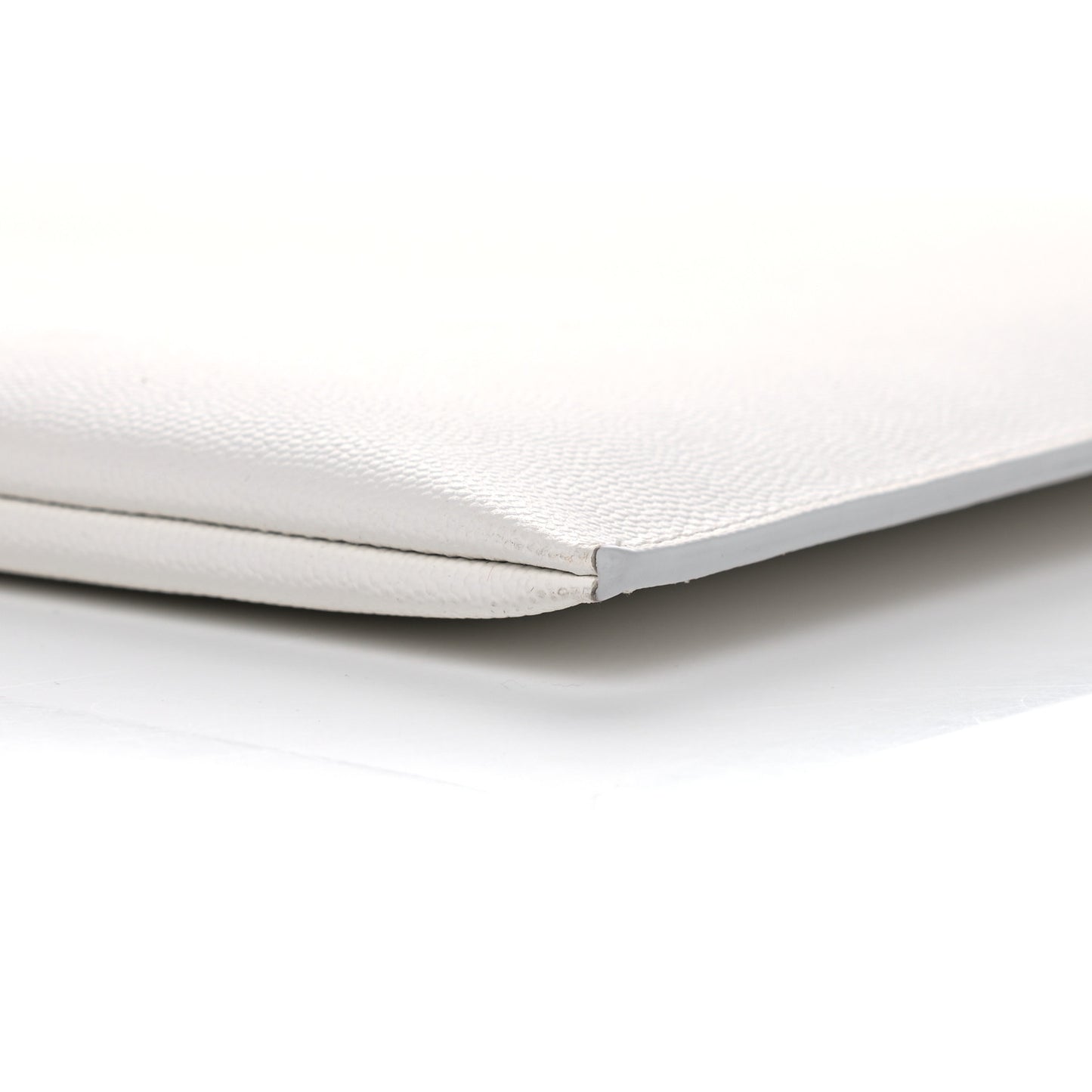 Grain de Poudre Zipped Document Holder White
