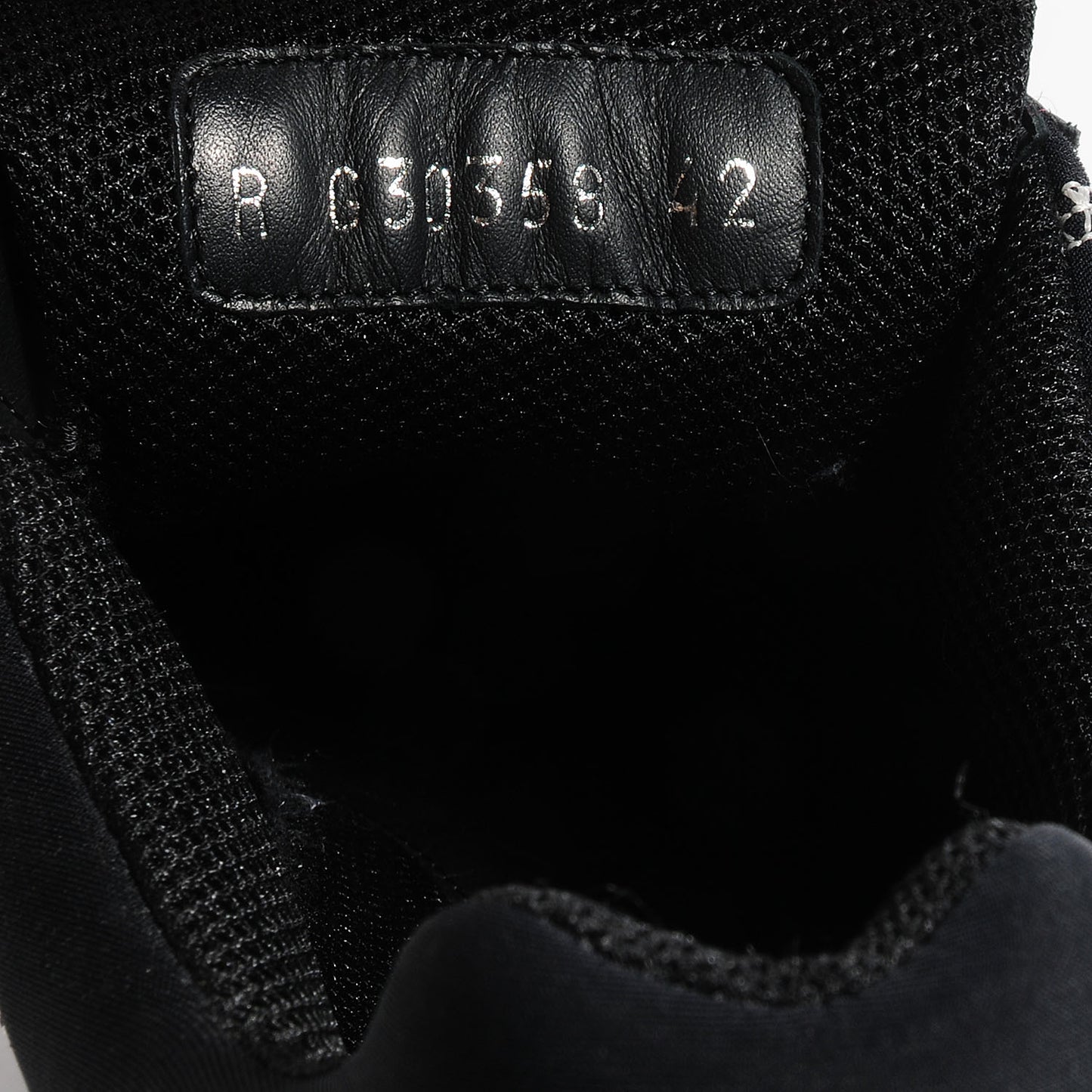 Neoprene Quilted Sneakers 42 Black