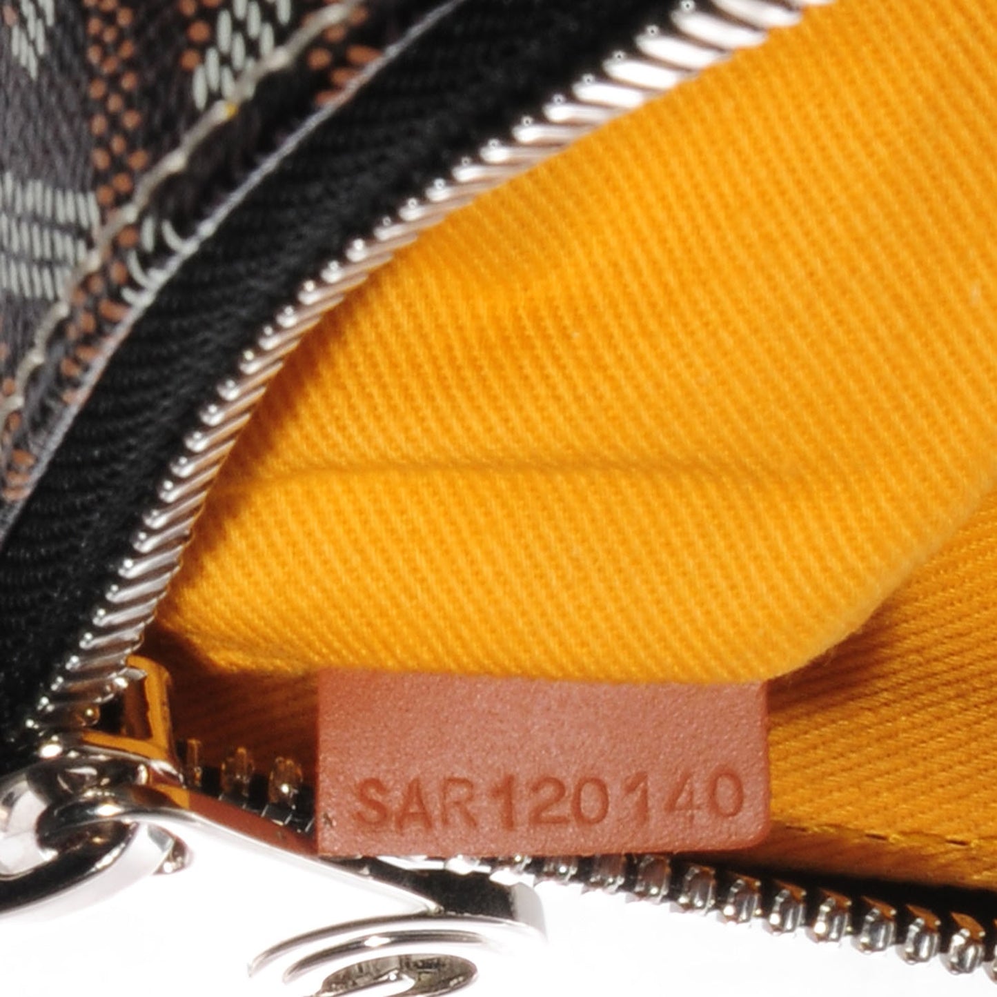 Goyardine Senat Pochette MM Black Gold