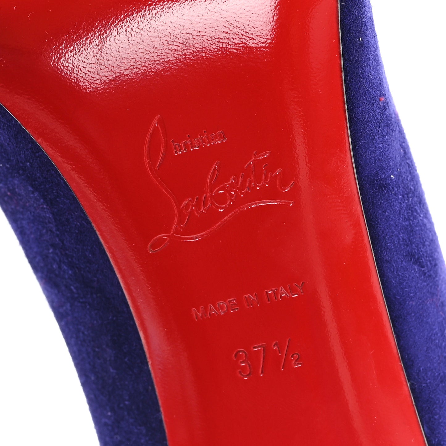 Veau Velours Decoltish 85 Pumps 37.5 Encre