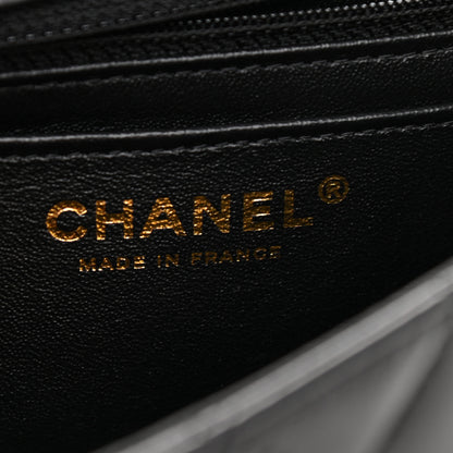 Chanel Lambskin Quilted Mini Rectangular Flap Black 6 of 9