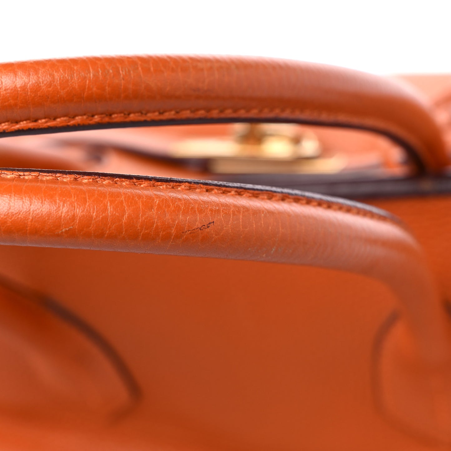 Taurillon Clemence JPG Birkin 42 Orange