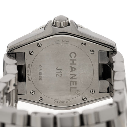 Chanel Titanium Ceramic Diamond Bezel 38mm J12 Automatic Watch 4 of 5