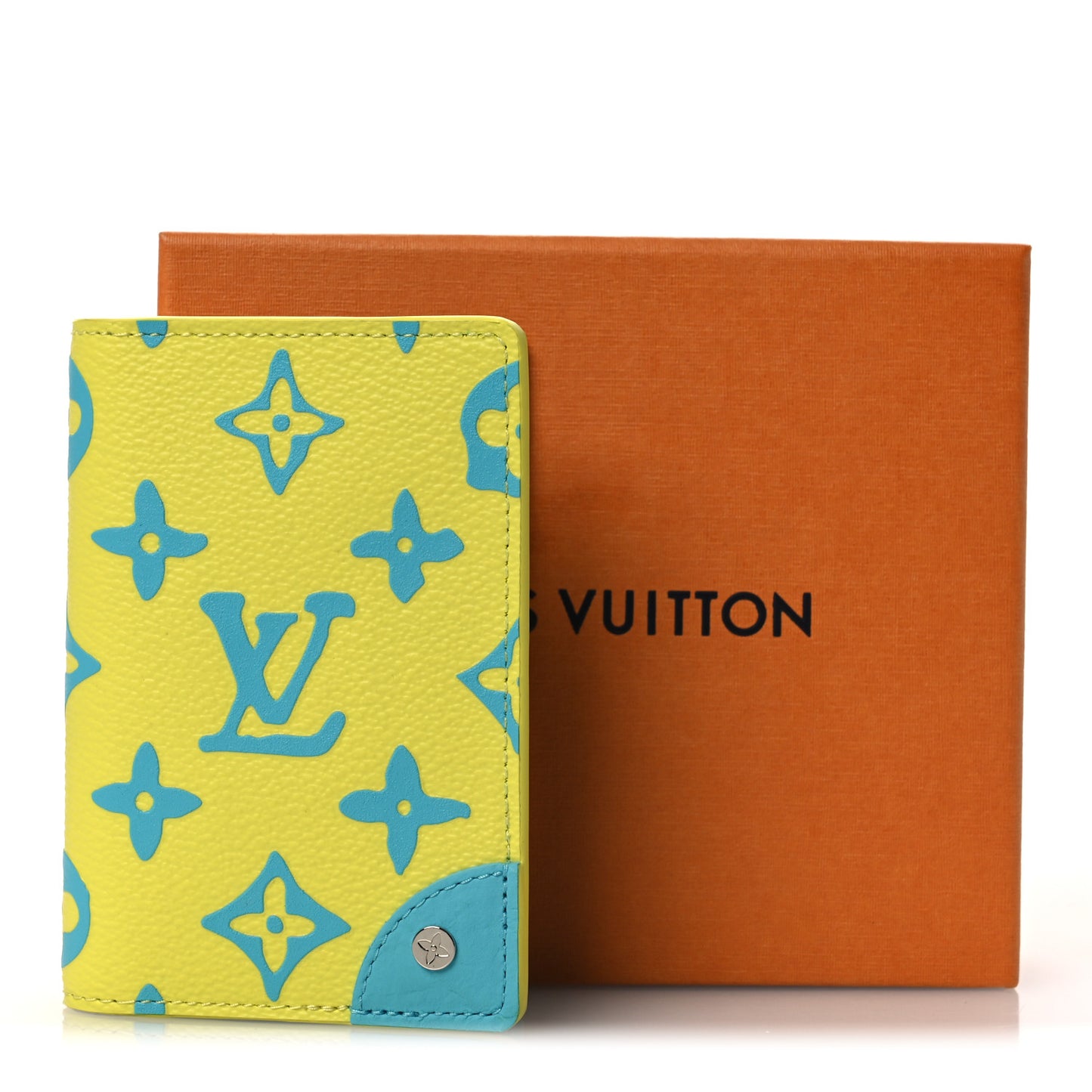 Monogram Playground Pocket Organizer Lime