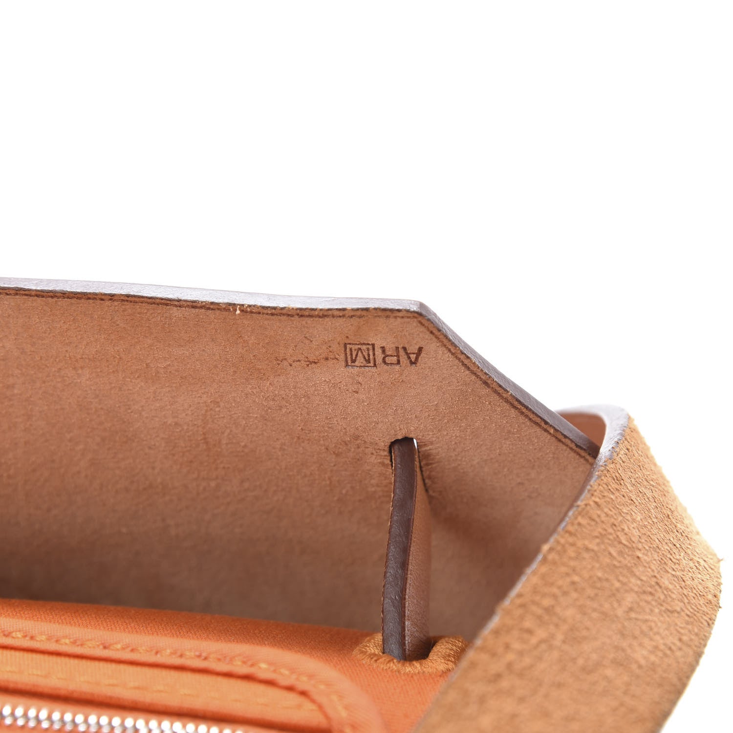 Hermes Vache Hunter Toile Herbag Zip 39 PM Orange 9 of 19