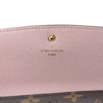Louis Vuitton Monogram Emilie Wallet Rose Ballerine 6 of 7