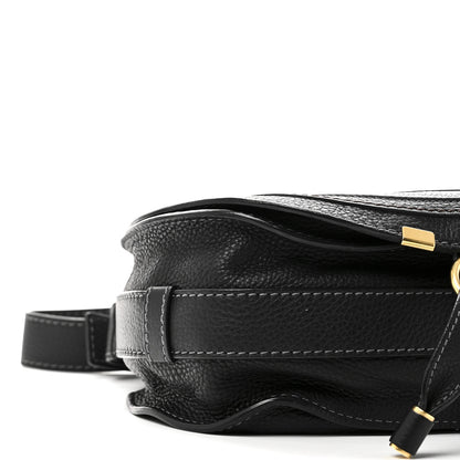 Chloe Calfskin Medium Marcie Round Crossbody Bag Black 8 of 9