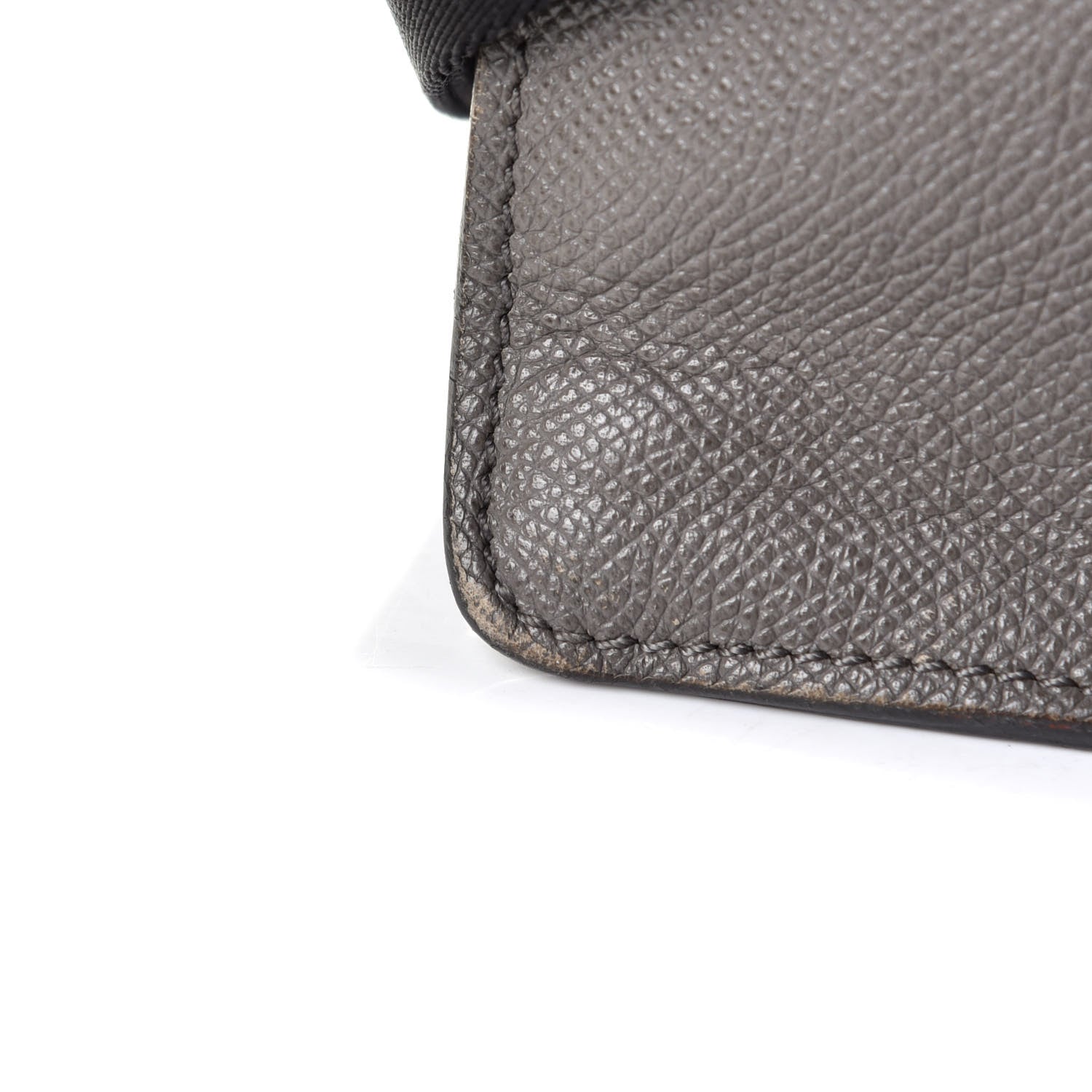 Burberry London Grainy Calfskin Rivendale Messenger Bag Grey 3 of 8