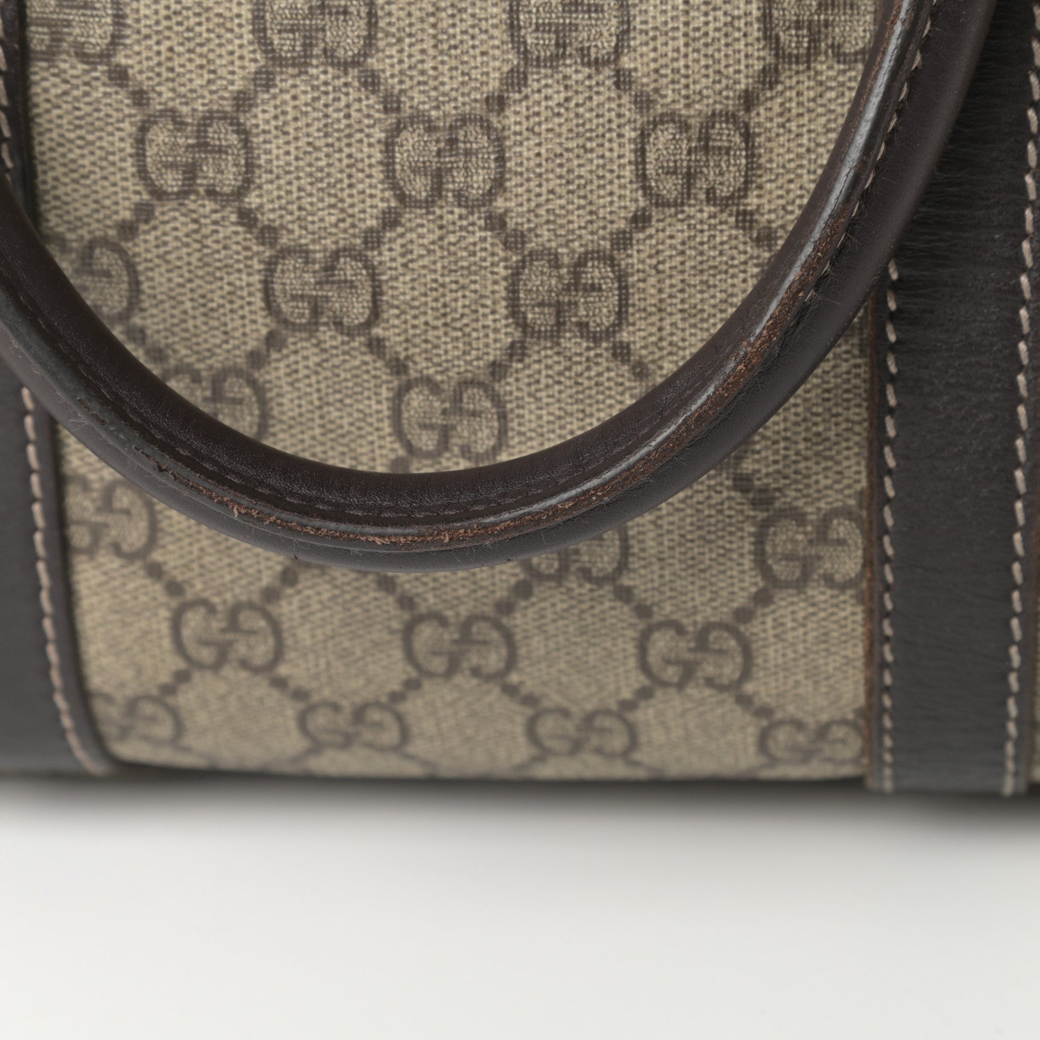 Gucci GG Plus Monogram Medium Carry On Duffle Dark Brown 12 of 19