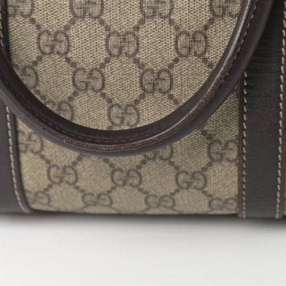 Gucci GG Plus Monogram Medium Carry On Duffle Dark Brown 12 of 19