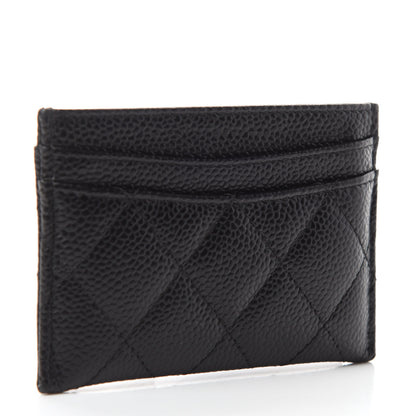 Chanel Caviar Quilted Card Holder Black 3 of 9