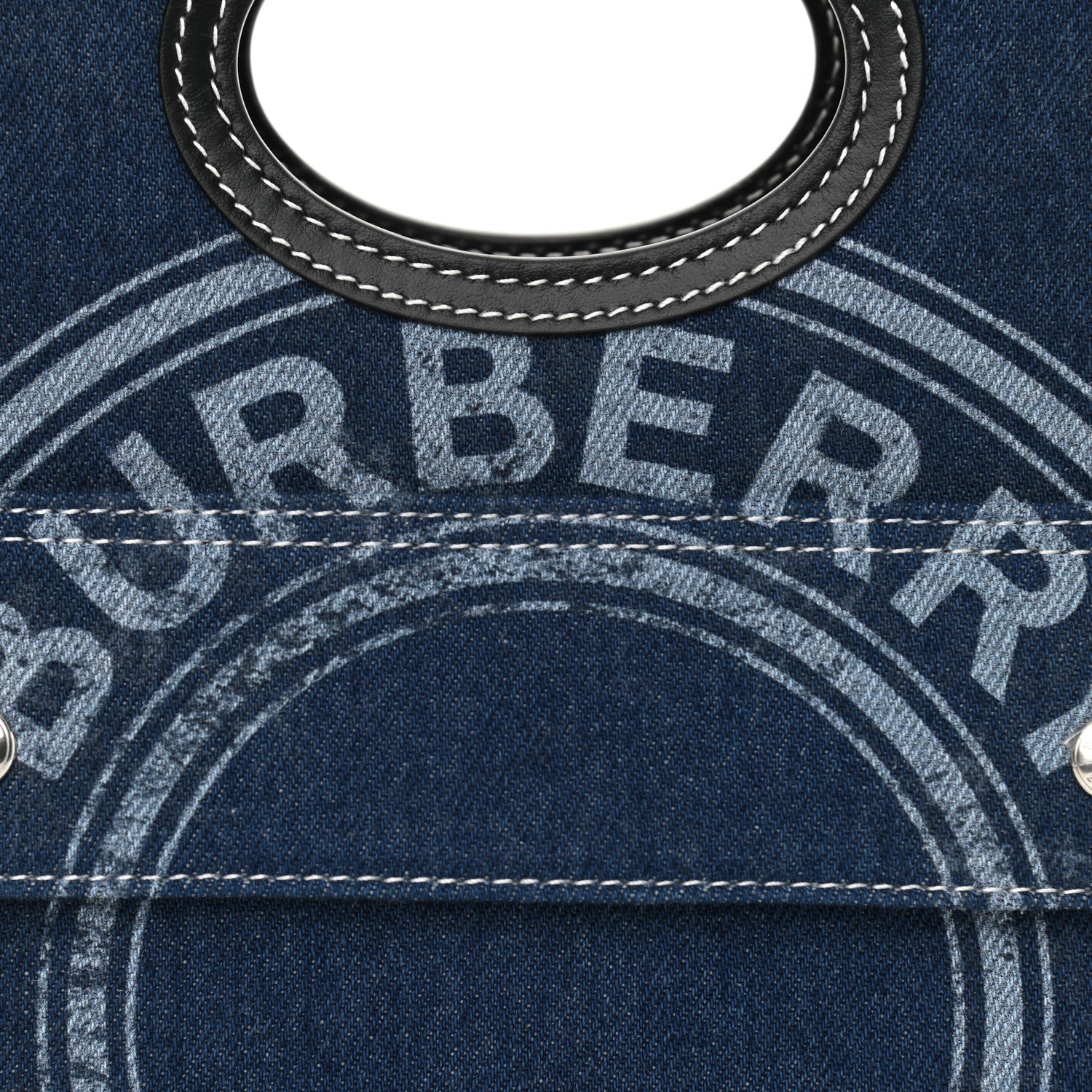 Burberry Denim Smooth Calfskin Mini Pocket Bag Blue 8 of 12