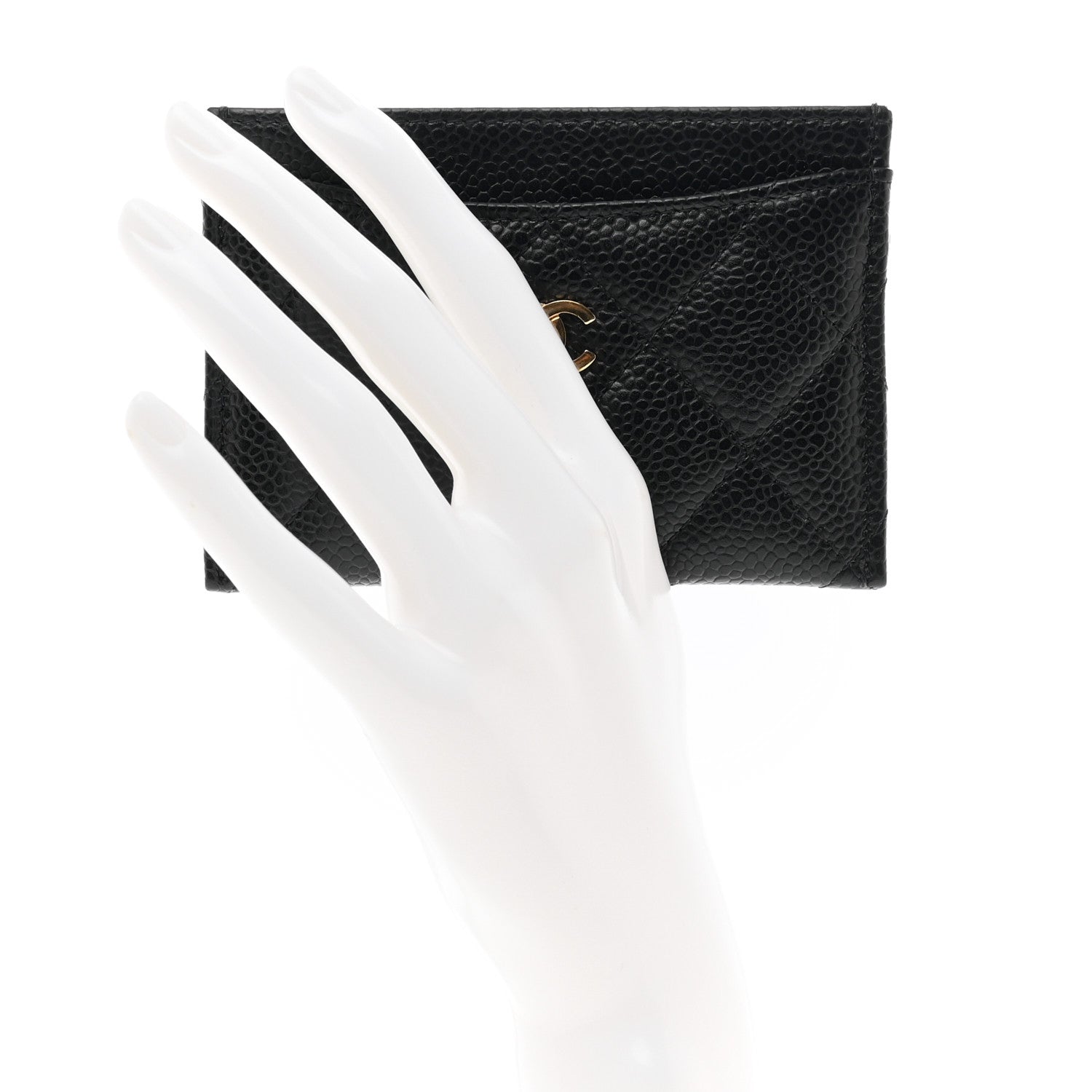 Chanel Caviar Quilted Card Holder Black 2 of 9