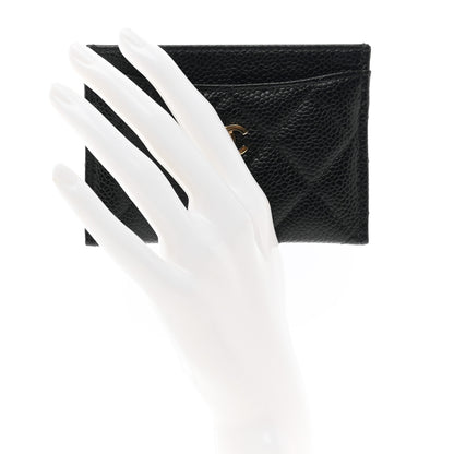 Chanel Caviar Quilted Card Holder Black 2 of 9