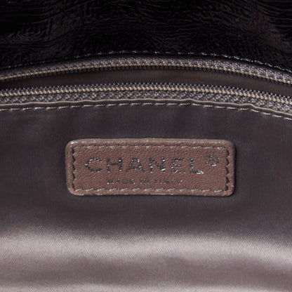 Chanel Vinyl Rock In Moscow Single Flap Black 7 of 9