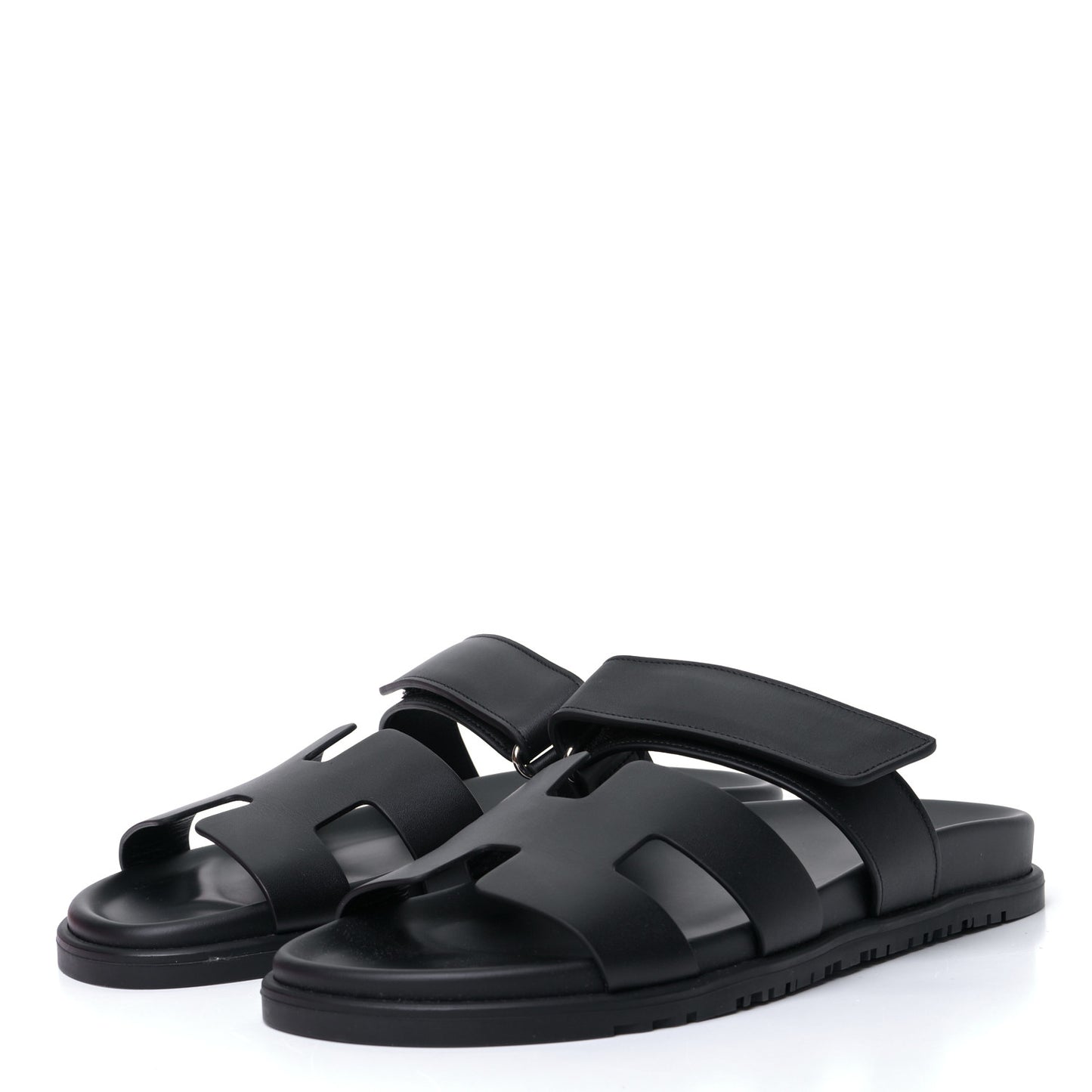 Calfskin Womens Chypre Sandals 41 Black