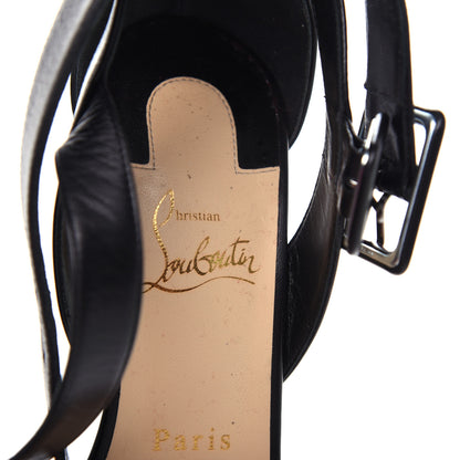 Christian Louboutin Kid Multipot 100 Sandals 38 Black 6 of 7