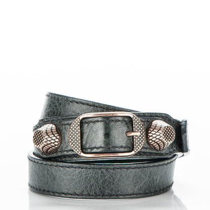 Balenciaga Agneau Giant 12 Rose Gold Hardware Triple Tour Bracelet Anthracite 1 of 6