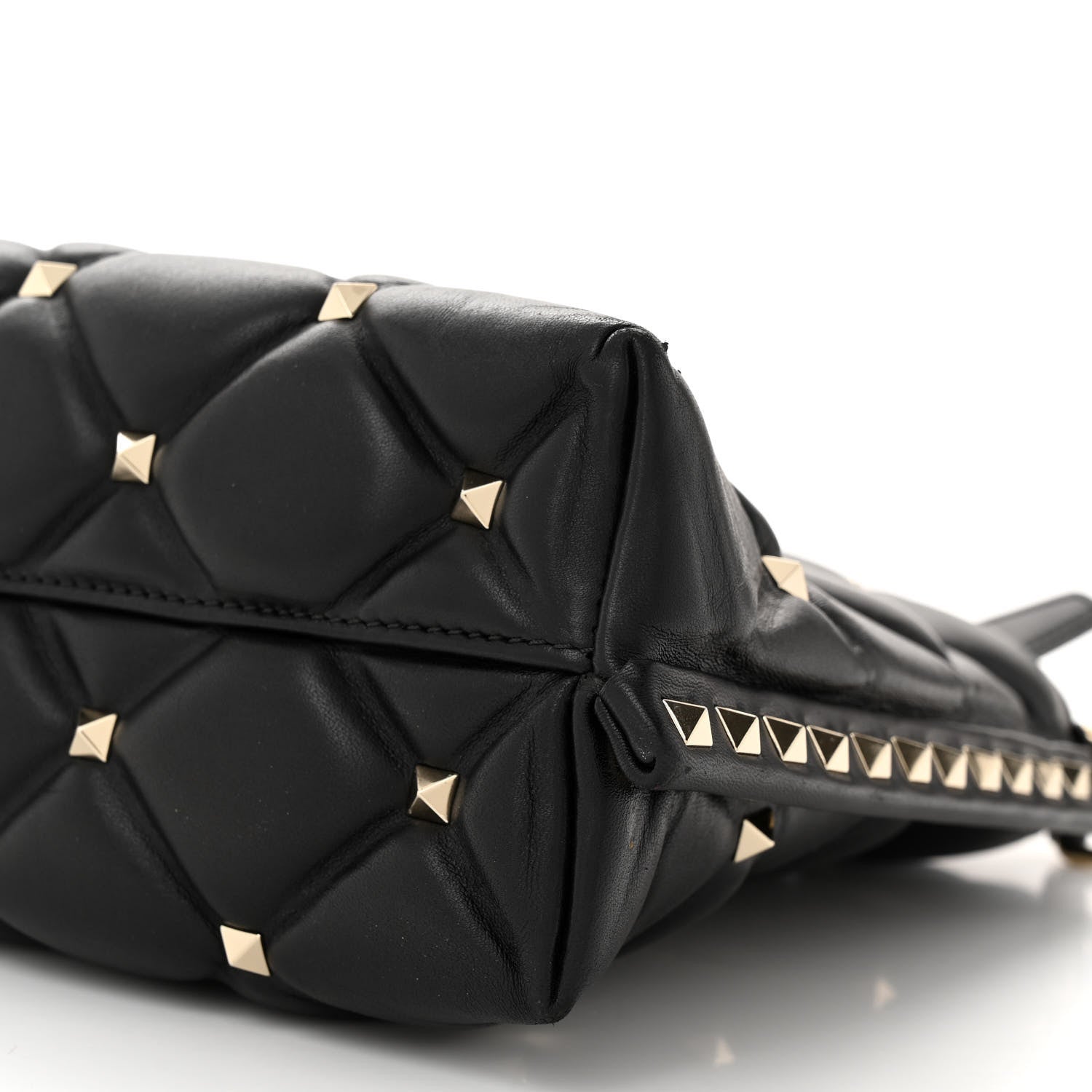 Valentino Garavani Nappa Candystud Shoulder Bag Black 9 of 10