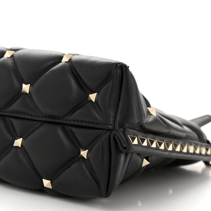 Valentino Garavani Nappa Candystud Shoulder Bag Black 9 of 10
