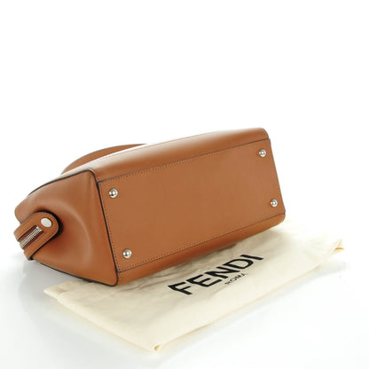 Fendi Vitello Baltico Dolce DotCom Satchel Corteccia Bubblegum 4 of 9