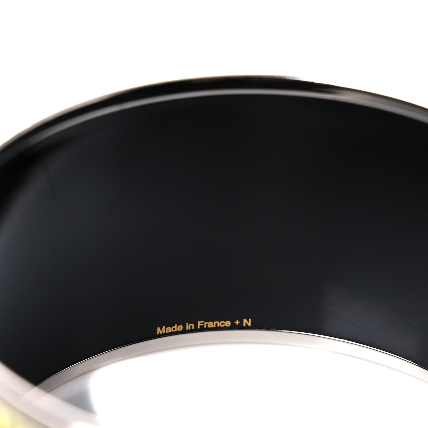 Enamel Printed Qu Importe Le Flacon Extra Wide Bracelet 62