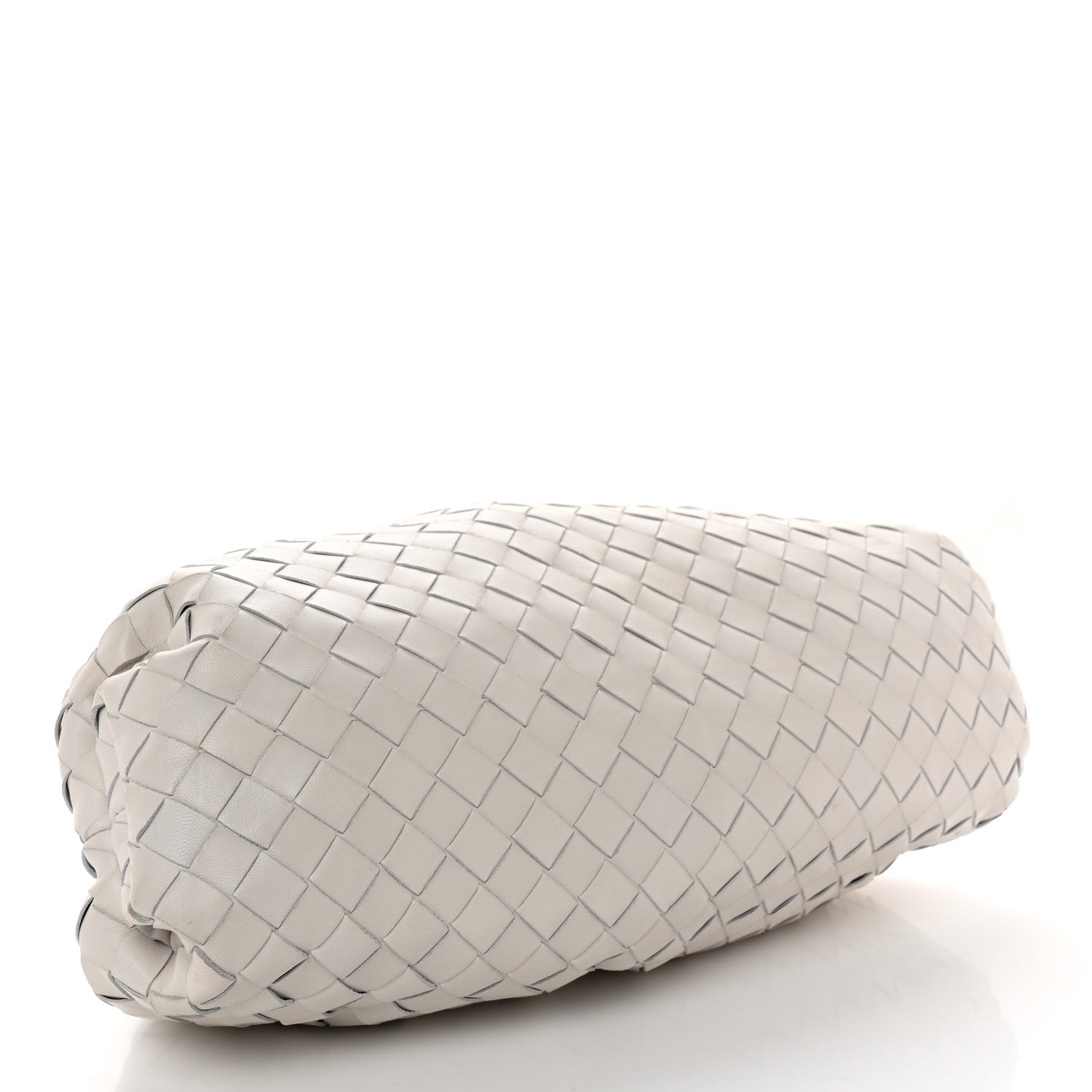 Bottega Veneta Nappa Maxi Intreccio The Pouch Oversized Clutch Plaster 4 of 12