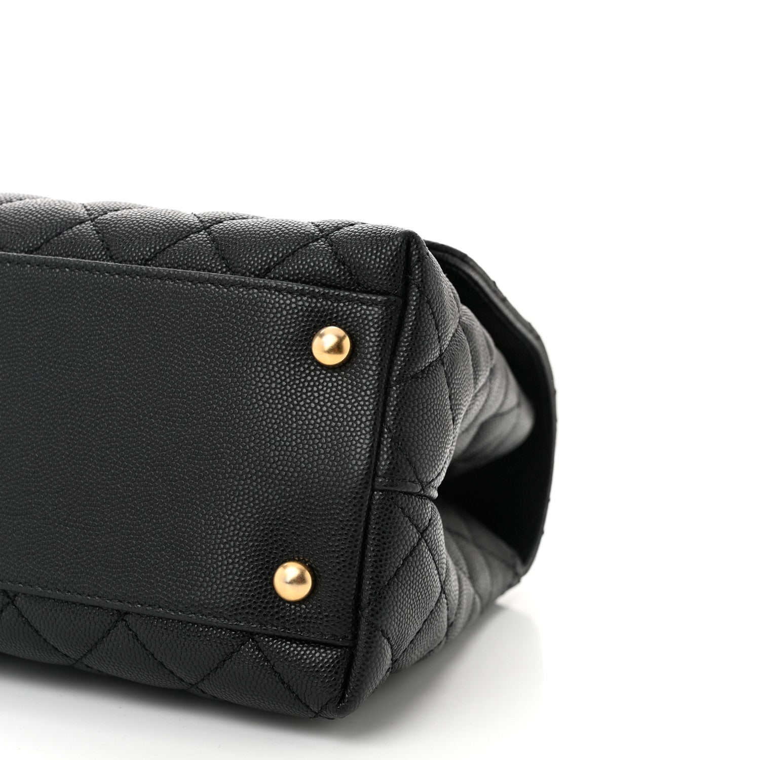 Chanel Caviar Quilted Small Coco Chain Handle Flap Black 10 of 11