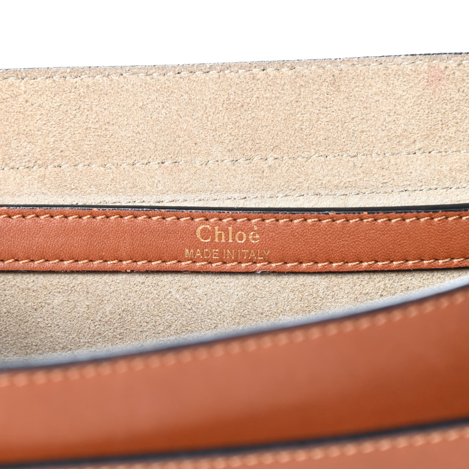 Chloe Calfskin Braided Medium Hudson Shoulder Bag Caramel 6 of 13
