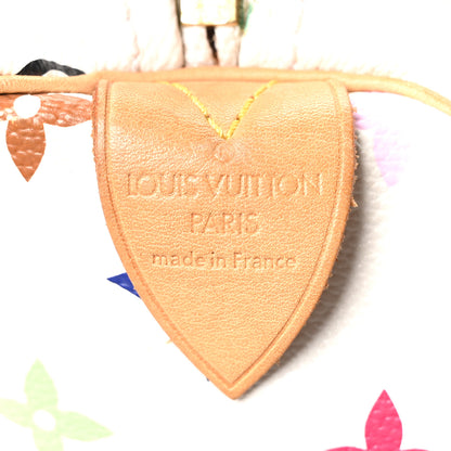Louis Vuitton Monogram Multicolor Speedy 30 White 6 of 9