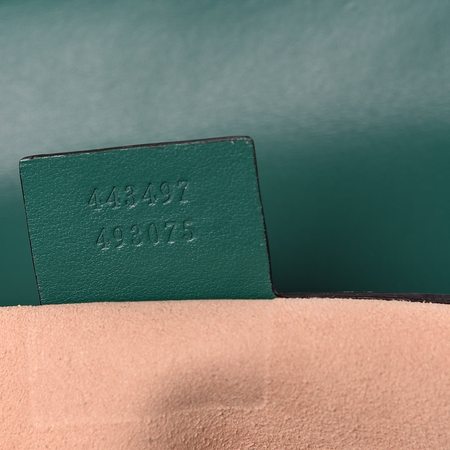 Gucci Calfskin Matelasse Small GG Marmont Shoulder Bag Emerald Green 7 of 10