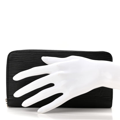 Louis Vuitton Epi Zippy Wallet Black 2 of 11