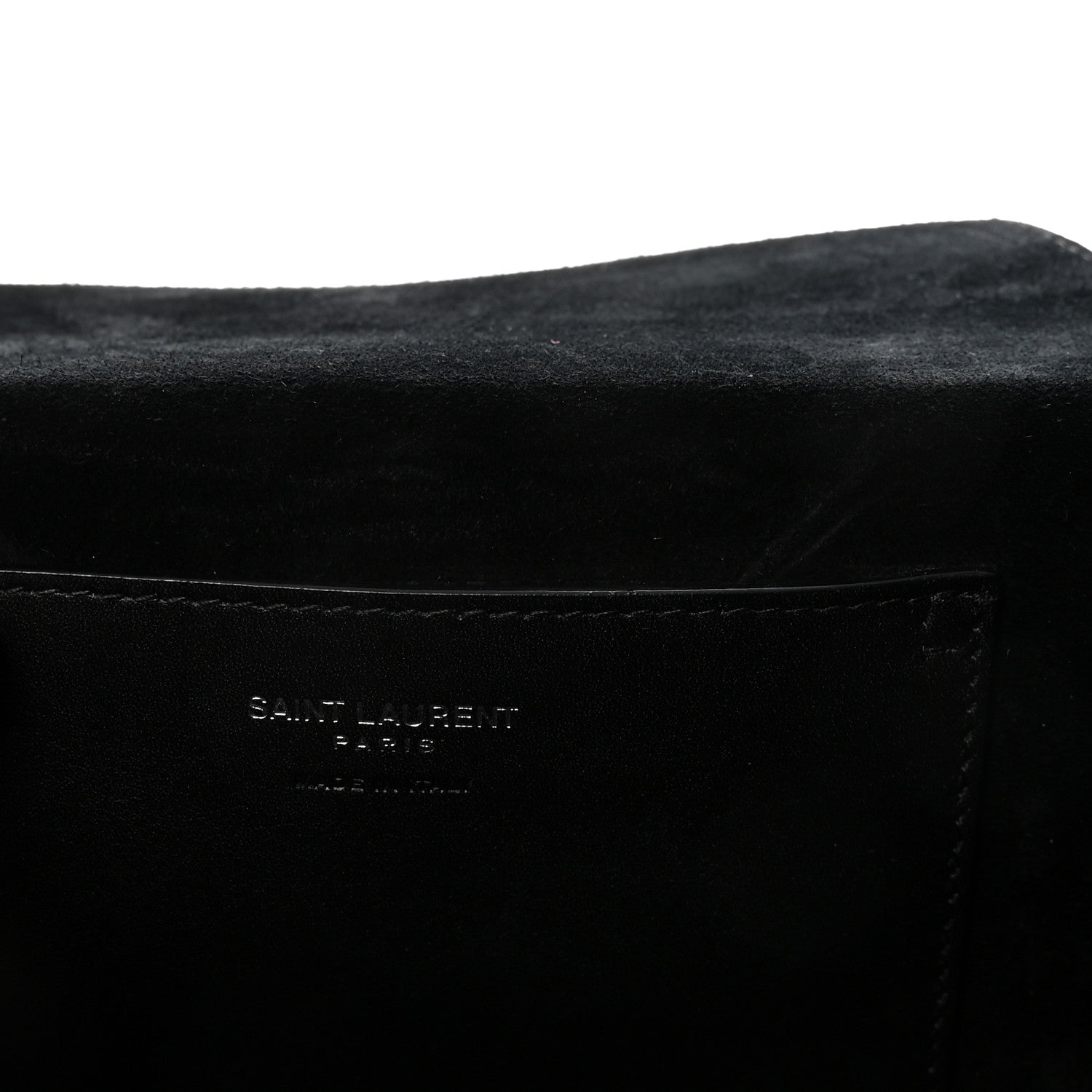 Saint Laurent Calfskin Monogram Take Away Box Black 5 of 8