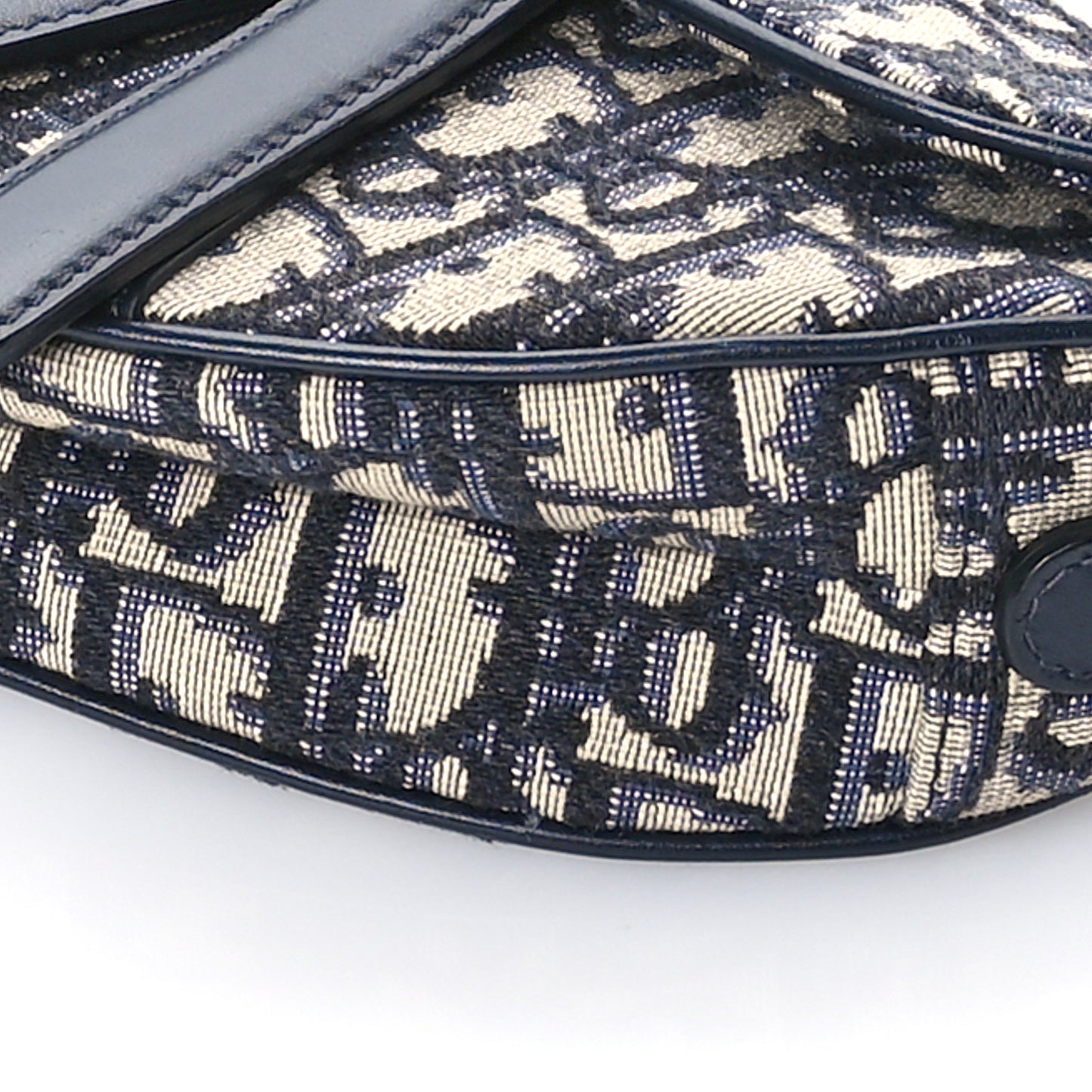 Oblique Mini Saddle Bag Blue