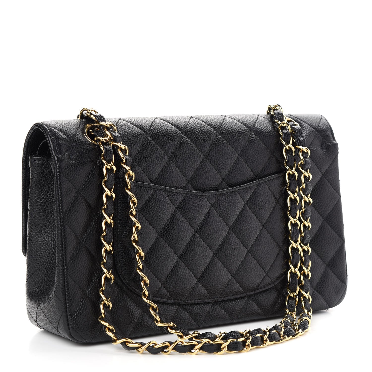 Chanel Caviar Quilted Medium Double Flap Black 3 of 11