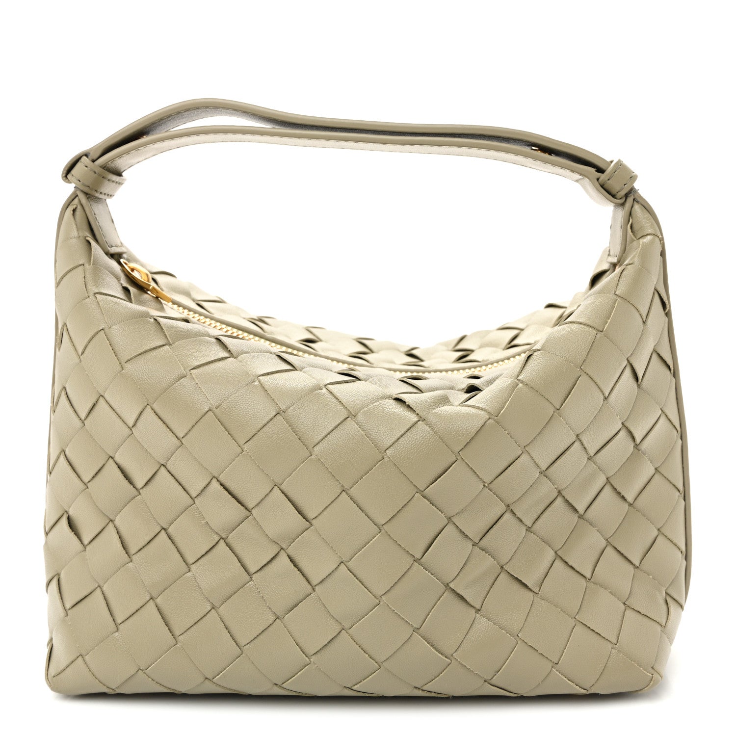 Bottega Veneta Calfskin Nappa Intrecciato Mini Wallace Travertine Travertine 1 of 11