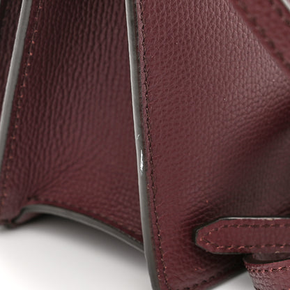 Burberry Derby Calfskin House Check Small Macken Crossbody Bag Mahogany Red 12 of 16