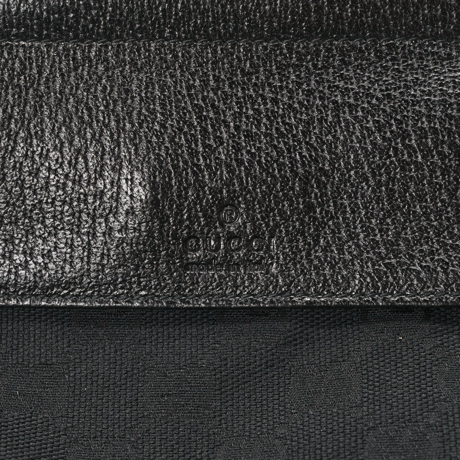 Gucci GG Monogram Double Pocket Belt Bag Black 6 of 11