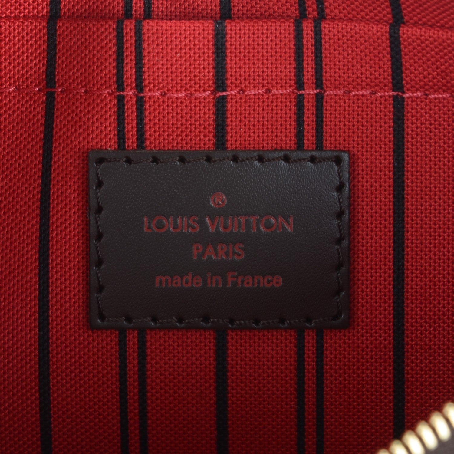 Louis Vuitton Damier Ebene Neverfull MM GM Pochette 6 of 7