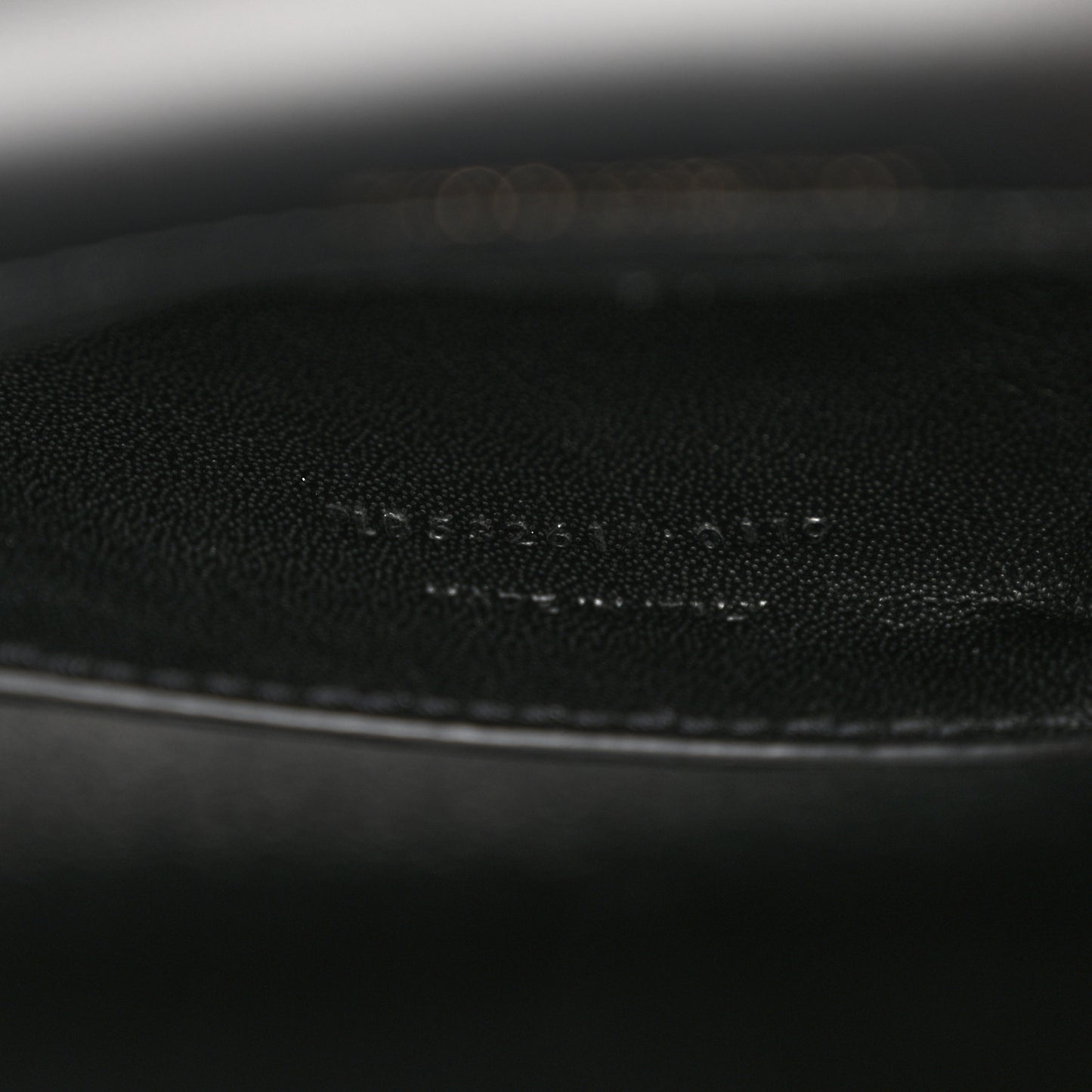 Lambskin Matelasse Monogram Medium Vicky Chain Bag Black