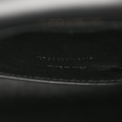 Saint Laurent Lambskin Matelasse Monogram Medium Vicky Chain Bag Black 7 of 10