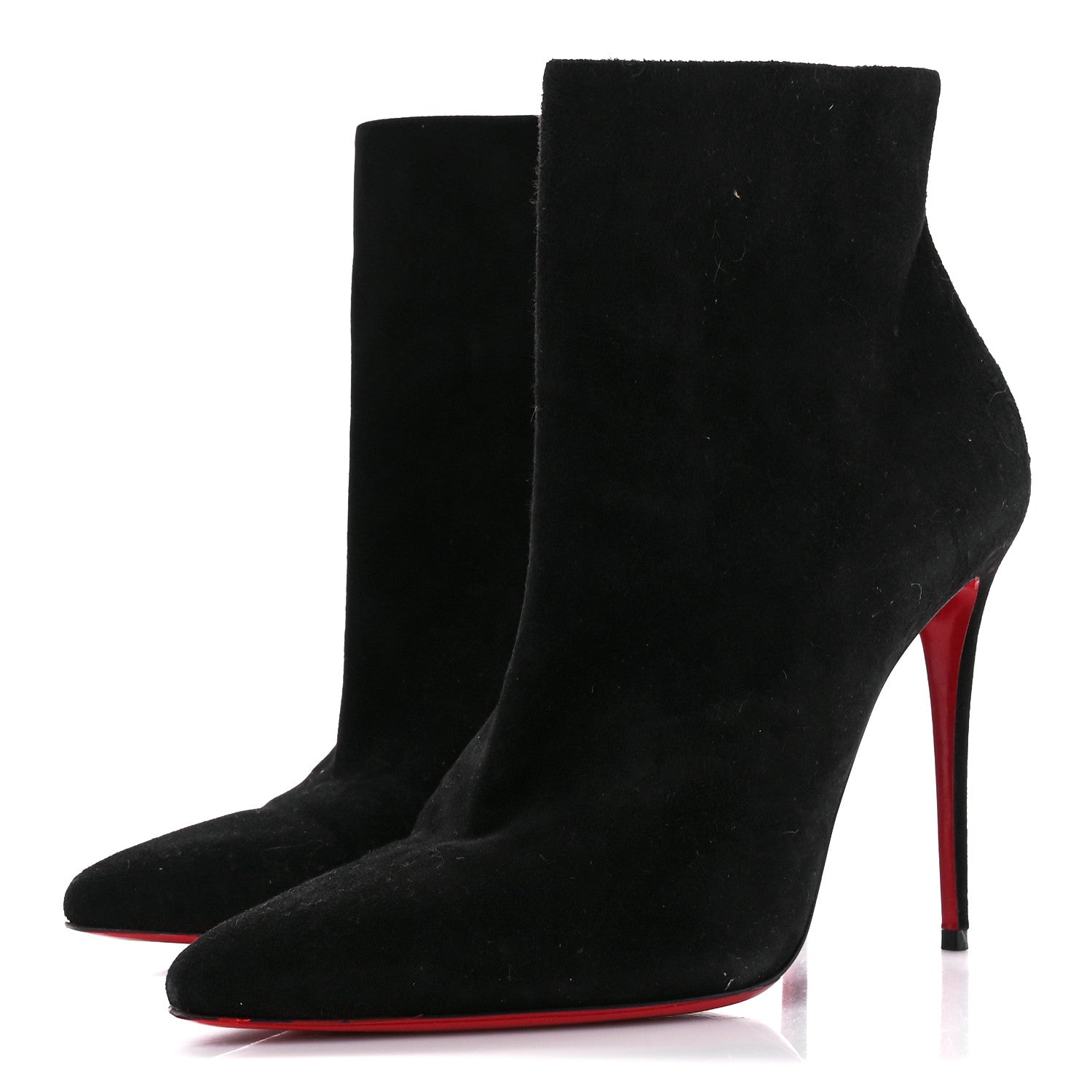 Christian Louboutin Suede So Kate Booty 100 Ankle Boots 41 Black 3 of 9